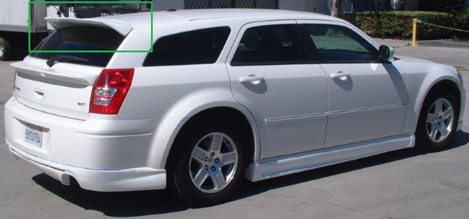 Wings West VIP Rear Roof Spoiler 05-08 Dodge Magnum - Click Image to Close